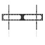 VALUE TV-Wandhalterung, fest,extrem robust, <125 kg, <355,6cm(140"), 1200x800