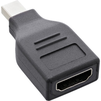InLine InLine® DisplayPort converter, mini DisplayPort male naar HDMI female, FullHD