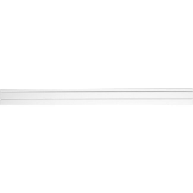 InLine® Slatwall Panel aluminium, voor wandmontage, wit, 1,2m