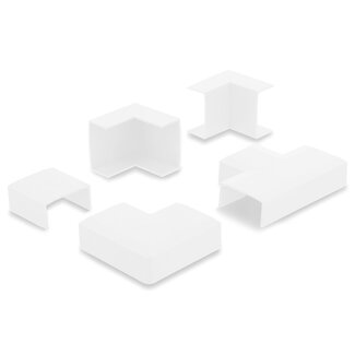 DeLOCK Delock Connector for 30 x 14 mm cable duct, set 5 pcs white
