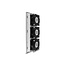Delock 3 Axial Fans 230 V AC with Filter 418 x 180 x 84 mm