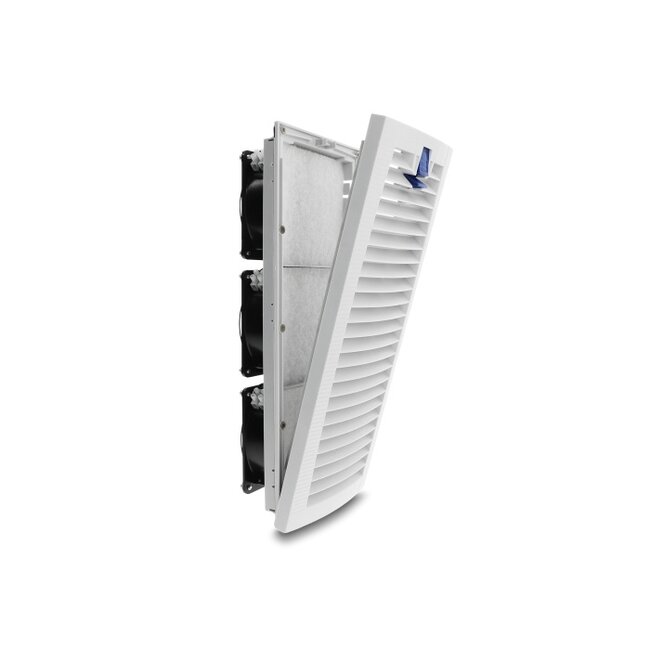 Delock 3 Axial Fans 230 V AC with Filter 418 x 180 x 84 mm