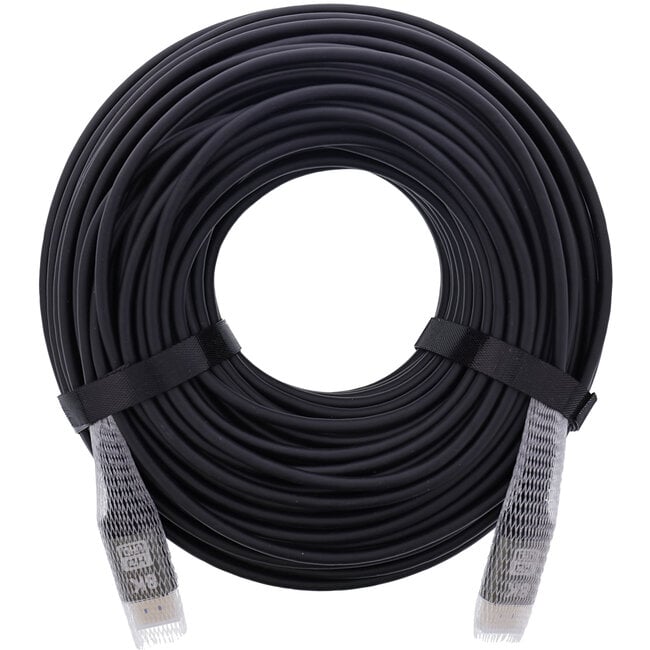 InLine® HDMI AOC-kabel, Ultra High Speed HDMI-kabel, 8K, aluminium, 30 m