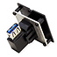 BACHMANN Frame 1xUSB 3.0, 90° uitgang zijkant