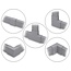 Delock Connector for 40 x 19 mm cable duct, set 5 pcs grey