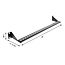 Delock 19″ 1U Cable Management Panel / Cable Routing Panel depth adjustable 40 - 90 mm black
