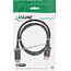 InLine® DisplayPort 2.1-kabel, UHBR20 80 Gb/s, zwart, 1m