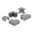 Delock Connector for 24 x 14 mm cable duct, set 5 pcs grey