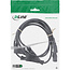 InLine® Y-Voedingskabel, IEC, 1x C14 Haaks Naar 2x C13, 1m