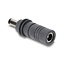 Delock DC 5.5 x 2.1 mm to DC 5.5 x 2.1 mm Adapter, compatible with Starlink Mini, grey