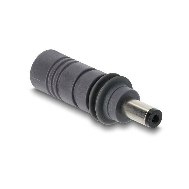Delock DC 5.5 x 2.1 mm to DC 5.5 x 2.1 mm Adapter, compatible with Starlink Mini, grey