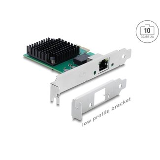 DeLOCK Delock PCI Express x1 Network Card 10 Gigabit LAN 1 x RJ45 RTL8127
