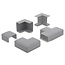 Delock Connector for 30 x 14 mm cable duct, set 5 pcs grey