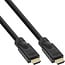 InLine® HiD HDMI kabel, HDMI HS met Eth, Premium, 4K2K, male / male, goud, 15m