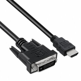 Nedis DVI - HDMI kabel | DVI-D Dual Link | zwart | 3 meter