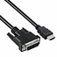 DVI - HDMI kabel | DVI-D Dual Link | zwart | 3 meter