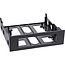 InLine® Floppy montageframe met schroeven, zwart