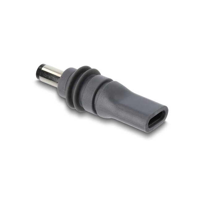 Delock USB Type-C™ female to DC 5.5 x 2.1 mm Adapter, compatible with Starlink Mini, grey