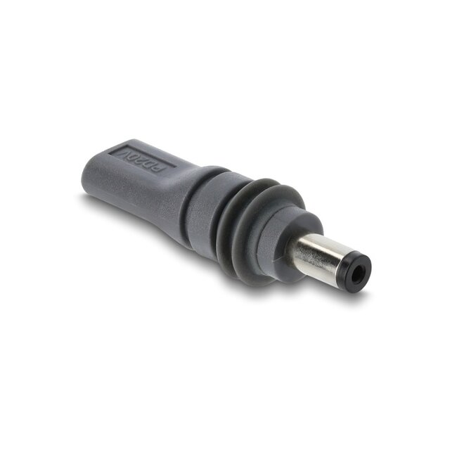 Delock USB Type-C™ female to DC 5.5 x 2.1 mm Adapter, compatible with Starlink Mini, grey