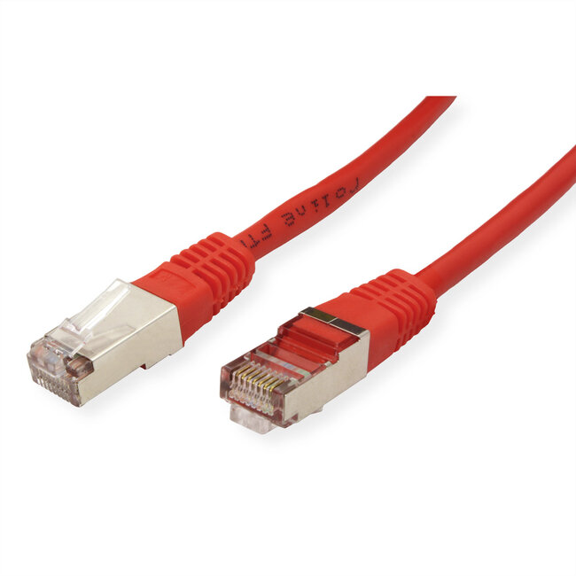 ROLINE patchkabel Cat.5e (Klasse D) FTP, rood, 5 m