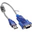 InLine® USB-naar-serieel adapterkabel, stekker A naar 9-pins Sub-D-stekker