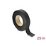 Delock Cloth Adhesive Tape 25 m x 19 mm tearable self-adhesive black