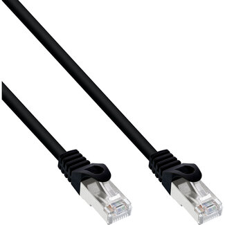InLine InLine® Patchkabel, SF/UTP, Cat.5e, zwart, 2m