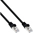 InLine® Patchkabel, SF/UTP, Cat.5e, zwart, 2m
