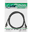 InLine® Patchkabel, SF/UTP, Cat.5e, zwart, 2m