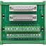 InLine® D-Sub 25 aansluitblok, stekker/bus, schroefaansluiting, voor opzetrail