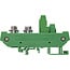 InLine® D-Sub 25 aansluitblok, stekker/bus, schroefaansluiting, voor opzetrail