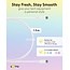 Goobay Tropic Glow Set: 2 USB-C Silicone Cables, 1.5 m, yellow;turquoise