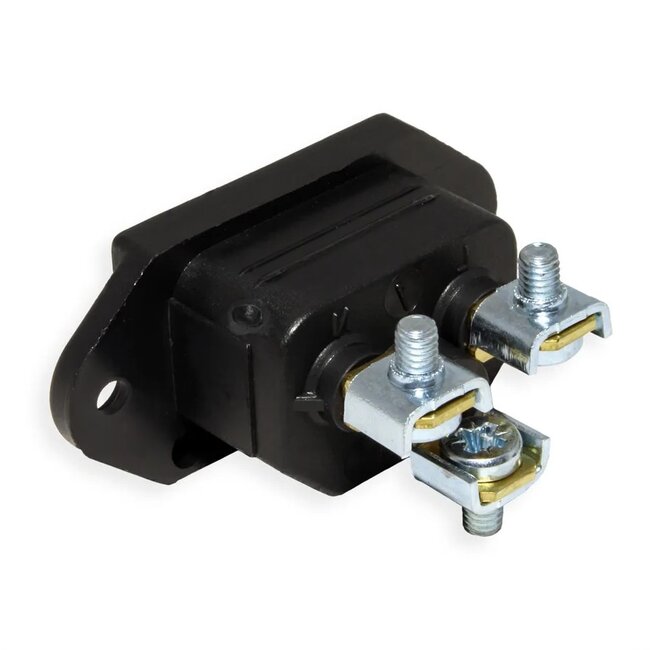 Bachmann C14 stroomstekker | inbouw | schroefaansluiting | zwart