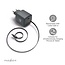 Nedis USB lader | 1x USB-C PD + uittrekbare USB-C kabel | GaN | 65W | zwart