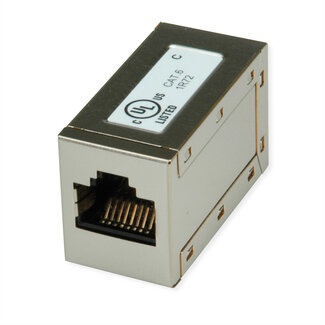 Roline ROLINE RJ45 koppelstuk, afgeschermd, Cat.6 (Class E), Verpakking van 25 stuks