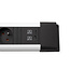 BACHMANN CONNECTUS 6xUTE, 1xschakelaar 1xUSB A/C 22W 2,0m CEE7/7 grijs