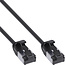 InLine® Patchkabel slim, U/FTP, Cat.8.1, TPE halogeenvrij, zwart, 3m