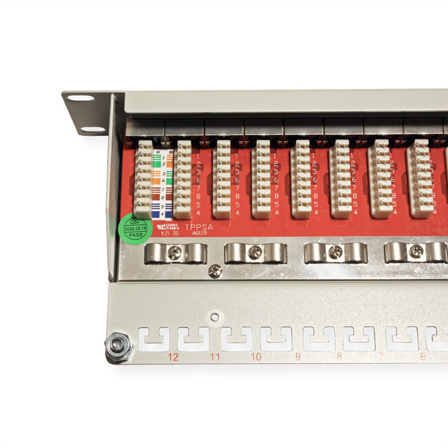 ROLINE 10-inch Patchpanel 12 Poorts, Cat.6A (Class EA), afgeschermd
