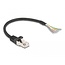 Delock Cable RJ50 male to open wire ends F/UTP 0.25 m black