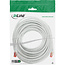 InLine® Patchkabel, S/FTP (PiMf), Cat.6, 250 MHz, PVC, koper, wit, 30m