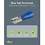 Goobay Tools Female Tab Terminal, blue