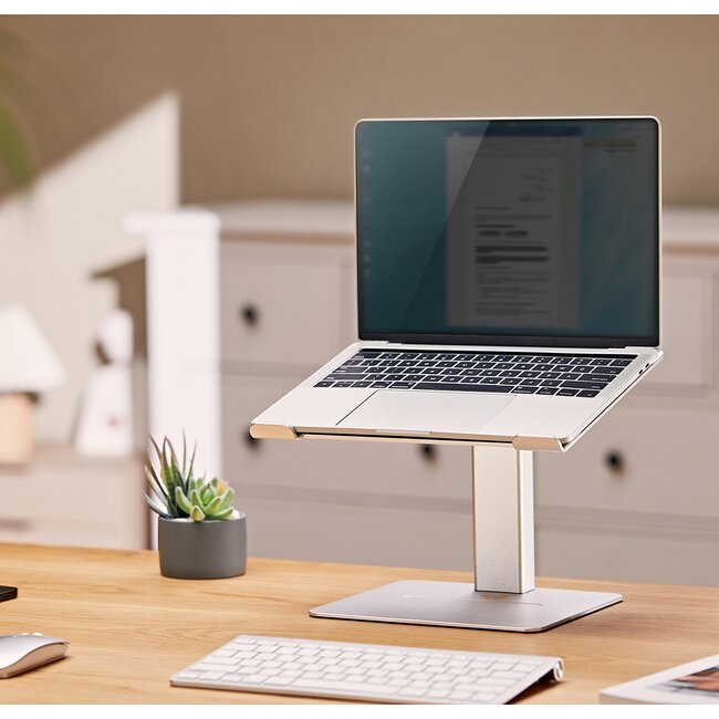 My Wall notebookstandaard | verstelbare hoogte | aluminium