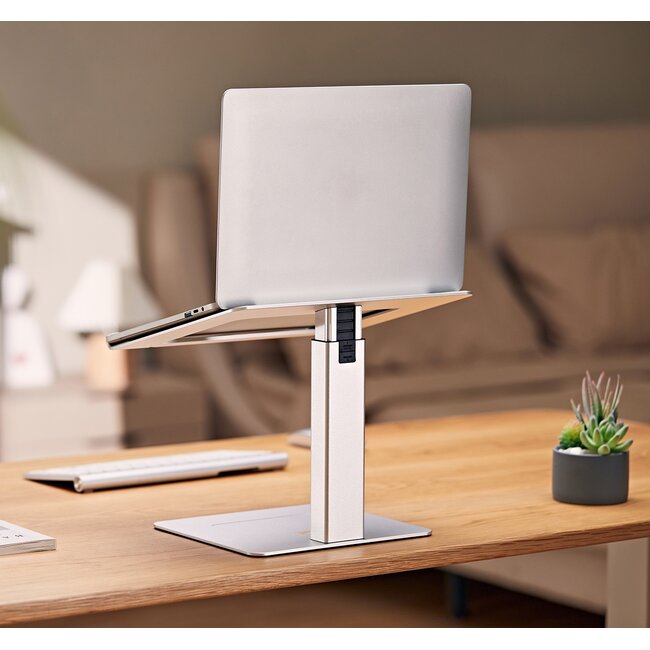 My Wall notebookstandaard | verstelbare hoogte | aluminium