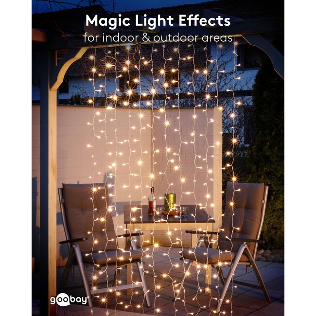Goobay Light Curtain with 300 LEDs