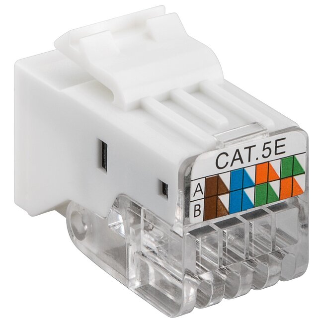 Goobay Keystone Module RJ45 Coupler CAT 5e, UTP, 100 MHz