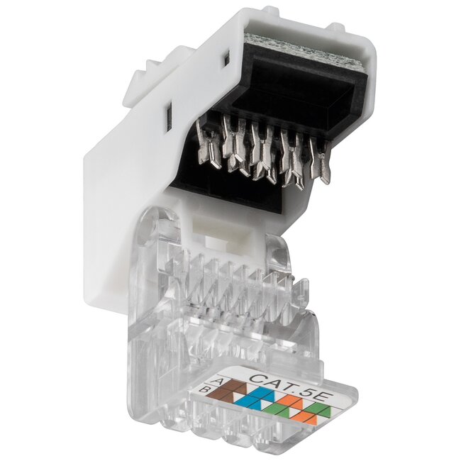 Goobay Keystone Module RJ45 Coupler CAT 5e, UTP, 100 MHz