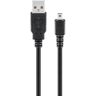 Goobay Goobay USB-A to Mini-B Cable, 1.8 m, black