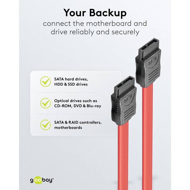 Goobay HDD S-ATA Cable 1.5 GBit/s/3 GBit/s 0.5 m