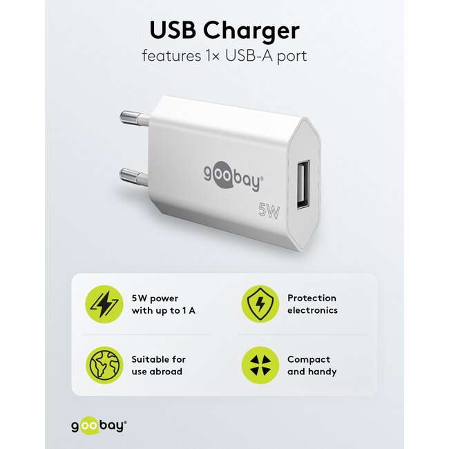 Goobay 5 W Apple Lightning Charger Set
