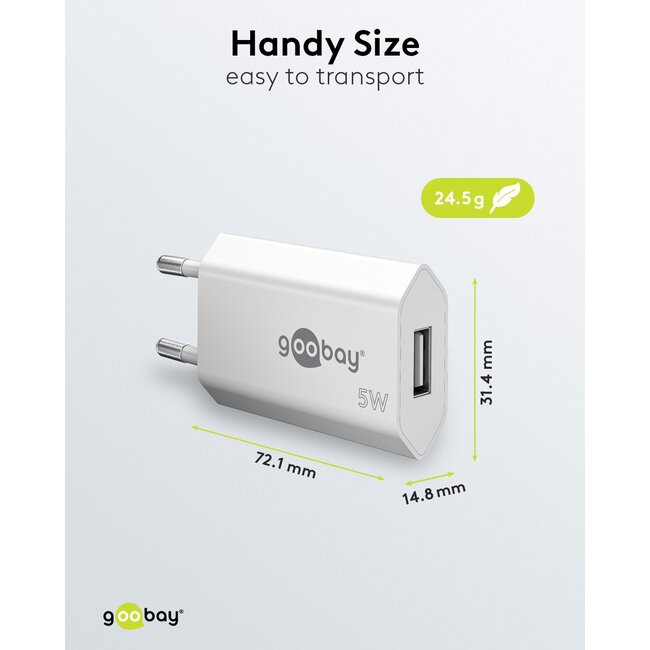 Goobay 5 W Apple Lightning Charger Set